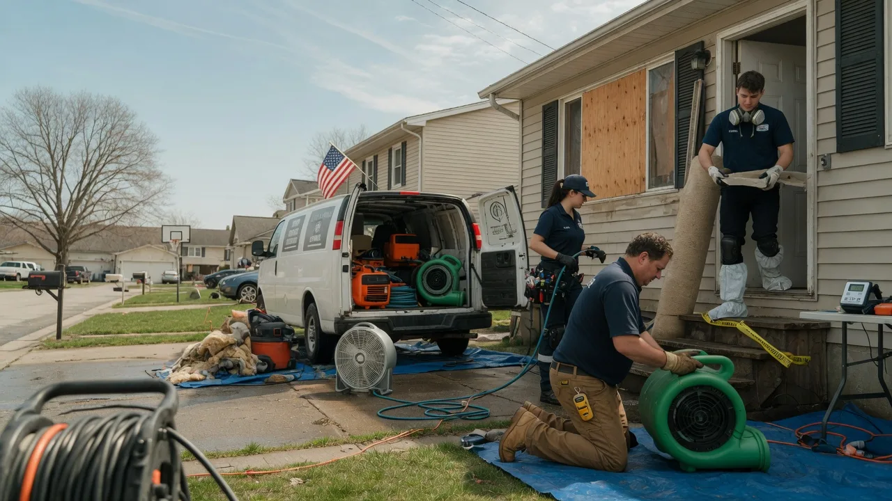 Water Damage Restoration in Beaverdam, OH near me
